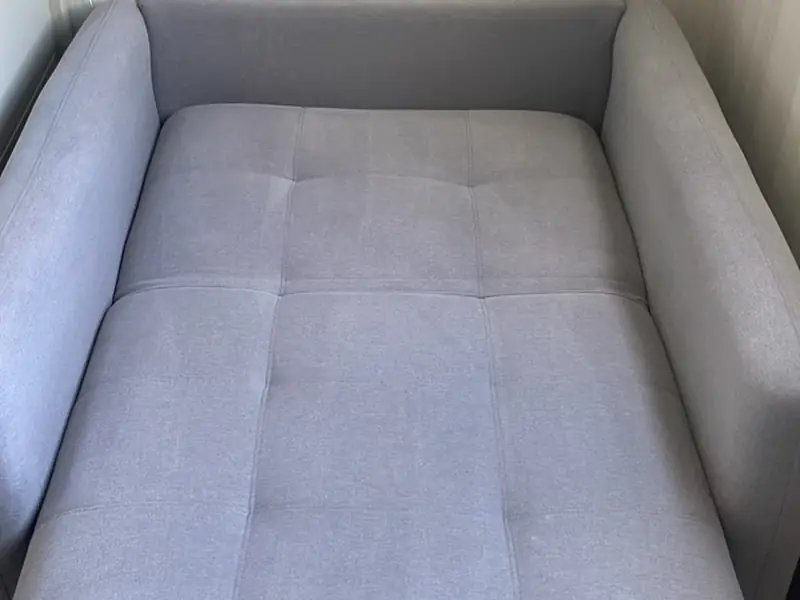Sofá de canto depois da higienização NS Clean & Comfort