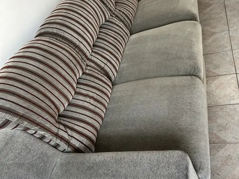 Sofá retrátil depois da higienização NS Clean & Comfort