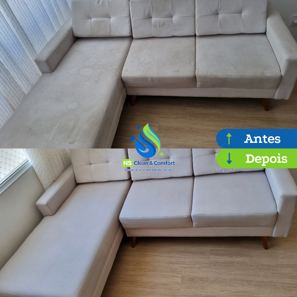 Higienização de Estofados a Seco